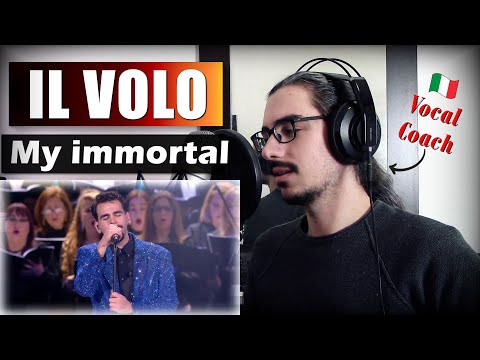 IL VOLO Ignazio Boschetto "My Immortal" // REACTION & ANALYSIS by Vocal Coach