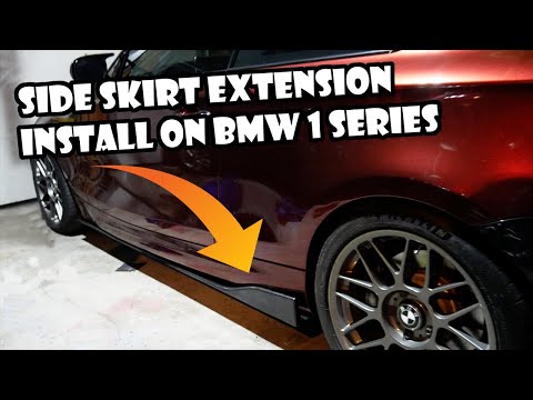 DIY: Side Skirt Extension Install on BMW 1 Series!