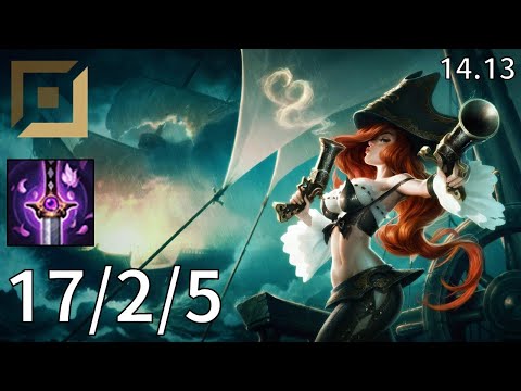Miss Fortune ADC vs Zeri - EUW Diamond | Patch 14.13