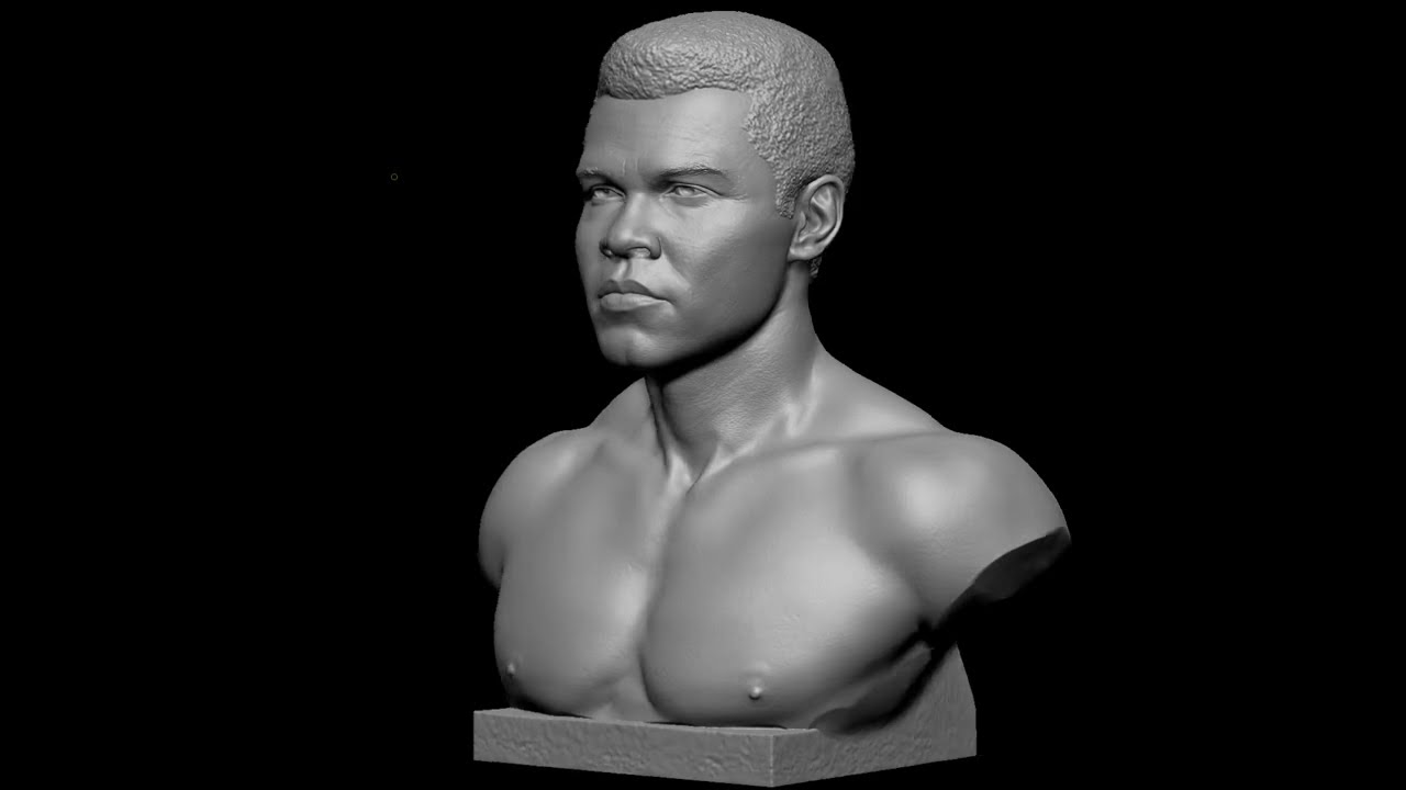 Muhammad Ali 3D Print Model