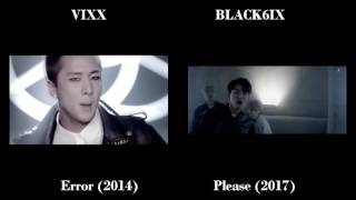 [Song Comparison] VIXX's "Error" with BLACK6IX's "Please" (use headphones)