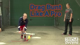 Proper Drag Bunting Technique - TCS Training Tips