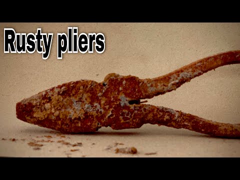 Rusty and Jammed Plier Full Restoration