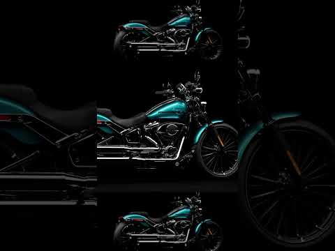 2026 Harley-Davidson® Breakout® Teal Thunder Chrome Trim