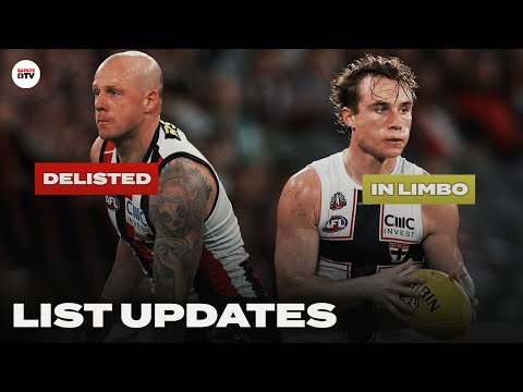 This is how St Kilda's list looks right now