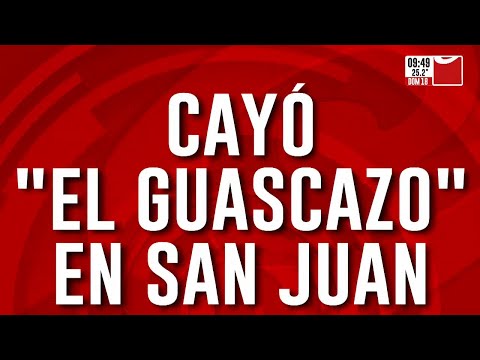 Cayó "El Guascazo" en San Juan: había matado a su pareja a a puñaladas