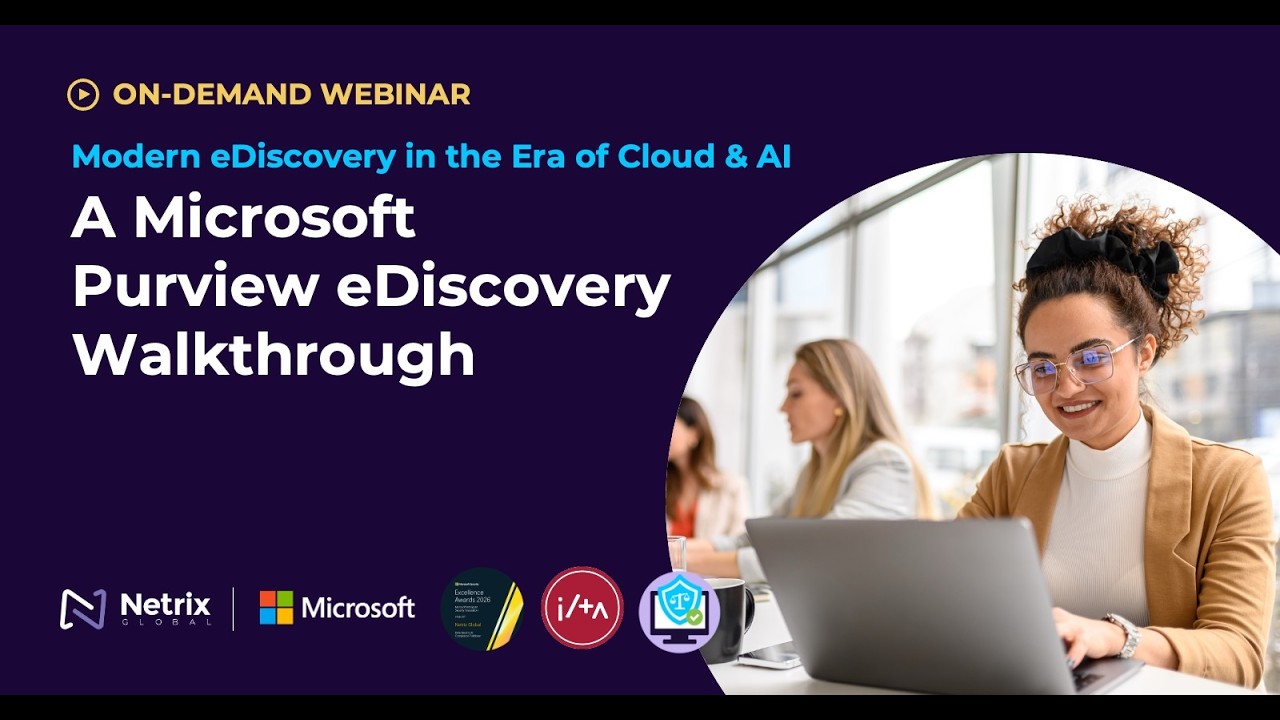 Modern eDiscovery in the Era of Cloud & AI: A Microsoft Purview eDiscovery Walkthrough