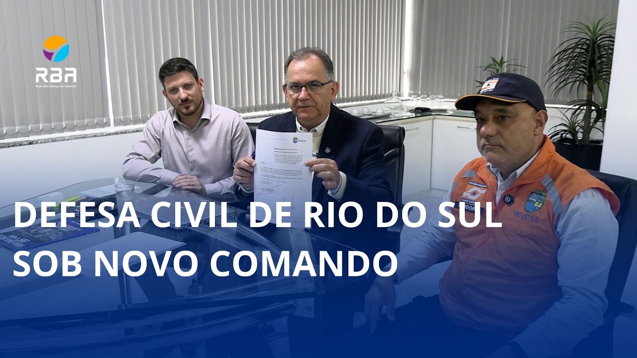 Defesa Civil de Rio do Sul sob novo comando