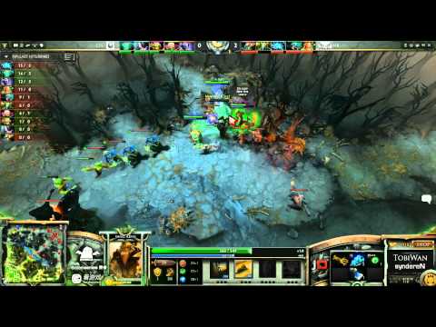 NewBee vs CIS Game 2 - SinaCup China Dota 2 1st Qualifier - TobiWan & syndereN