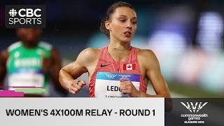 Canada in women's 4x100m relay opening round on Day 9 of 2026 Commonwealth Games