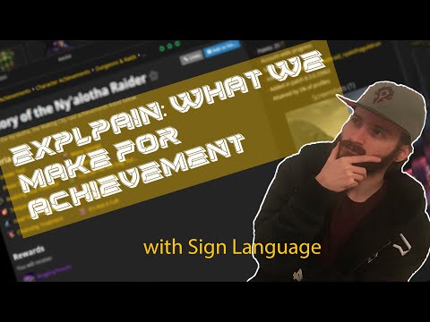 UD guild - explain Glory of the Sepulcher Raider (Sign language)