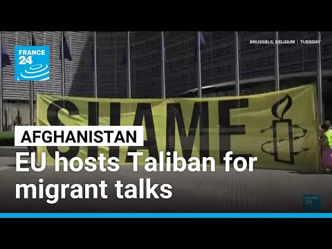 EU hosts Taliban officials for migrant talks amid protests from rights groups