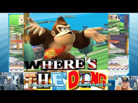TechCity4! Super Smash Bros 4 WiiU Money Match! iFox/John Cena(Capt. Falcon) vs. Leif(Sheik, Lucina)