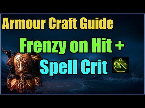 Crafting Guide: Frenzy on Hit + Spell Crit Body Armour
