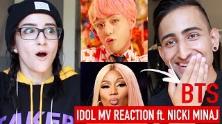 BTS (방탄소년단) ft. NICKI MINAJ - IDOL OFFICIAL MV REACTION | Germans React