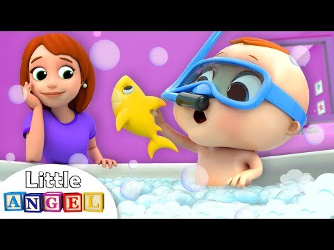 Bath Time Song with Baby John | Nursery Rhymes & Kids Songs Little Angel