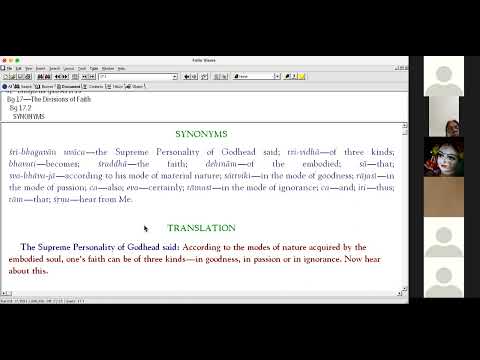 Session 11 - BG Module 3 - HG Sripad Mahaprabhu :Bhakti Shastri : Gachibowli Satsang Group 04-4-2022
