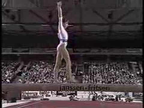 Carmen Ionescu - 2001 Worlds Team Finals - Balance Beam
