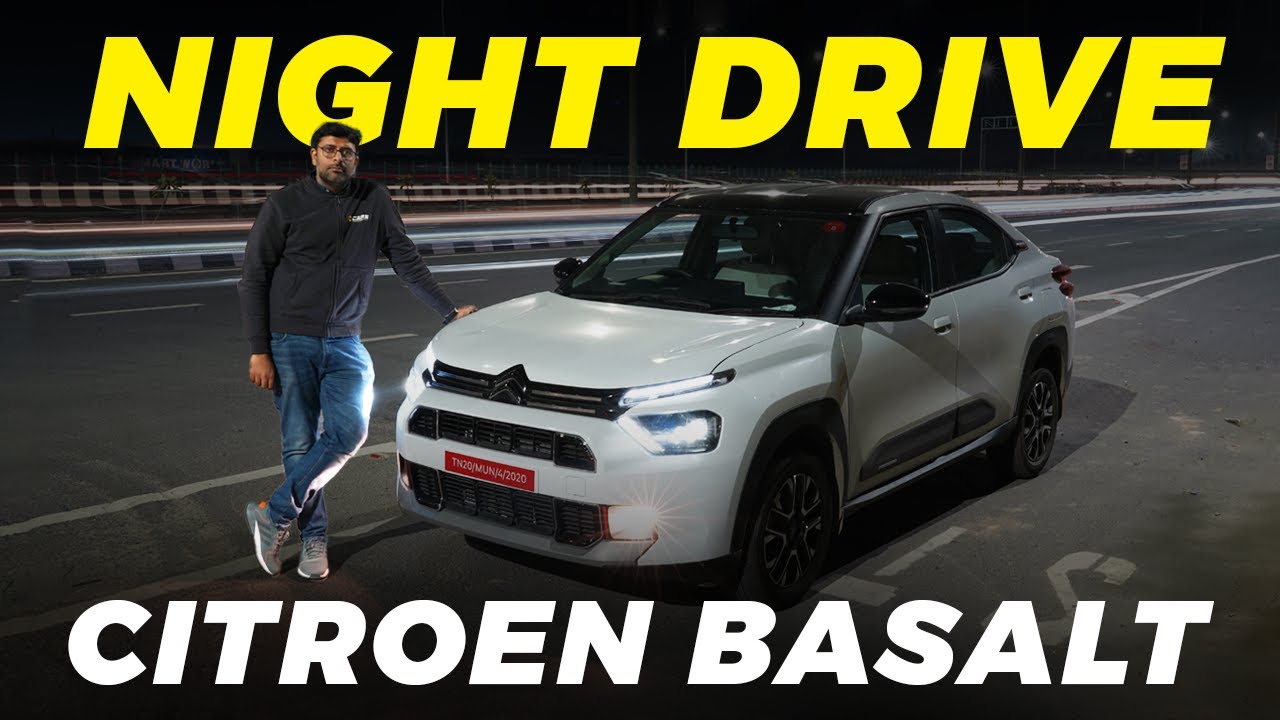 Citroën Basalt Night Drive Review | Headlamps & Parking Camera Effectiveness | Feb 2025