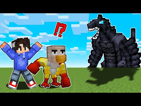EPIC OnePunchMAN vs Godzilla in Minecraft!!