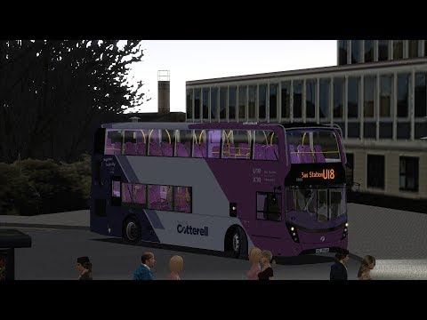 OMSI Cotterell U18 University of Cotterell --- Cotterell Bus Station@3859 VG2493 #23