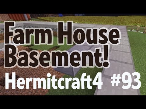 Farmhouse basement and porch— Hermitcraft 4 ep 93