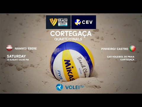 Namike/Ēbere (LAT) vs Pinheiro/Castro (POR) - BEACH PRO TOUR FUTURES CORTEGAÇA