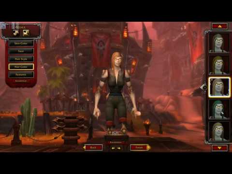 World Of Warcraft Warlords of Draenor Beta Female Undead Customization (Updated Models)