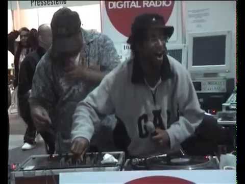 That Disc Jockey!  'eLBee BaD on the cut!'