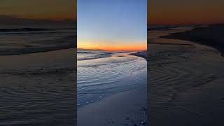 Sunset, relaxing waves sounds, beautiful beach sky sunset, relaxation, stress relief, sunrise sunset
