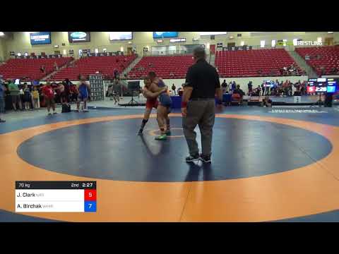 2018 Marine Corps US Open/Masters A Freestyle 70 Semis - Jason Clark (Nati) Vs. Anthony Birchak (W