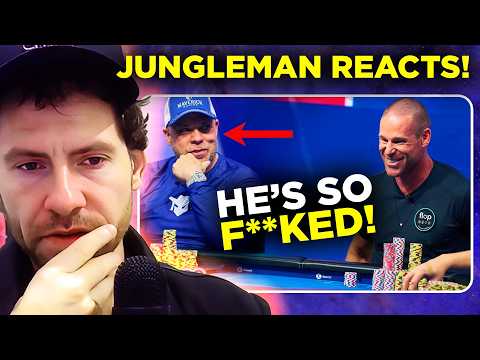 Jungleman analyzes the BIGGEST POT in American TV POKER History! | Persson VS Antonius