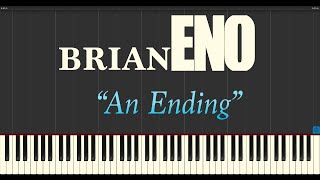 Brian Eno - An Ending (Piano Tutorial Synthesia)
