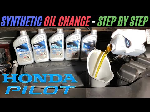 2016 - 2022 Honda Pilot Synthetic Oil Change