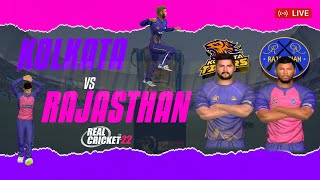 KKR vs RR - Kolkata Knight Riders vs Rajasthan Royals IPL 2023 Real Cricket 22 Live Match Stream