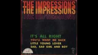 THE IMPRESSIONS - LITTLE YOUNG LOVER - FRENCH EP ABC PARAMOUNT 45 90920A