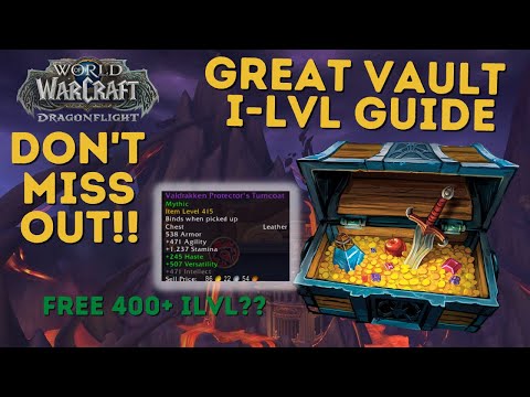 BEST WAY TO GET 400+ ilvl GEAR FOR FREE!! GREAT VAULT GUIDE | World of Warcraft Dragon Flight