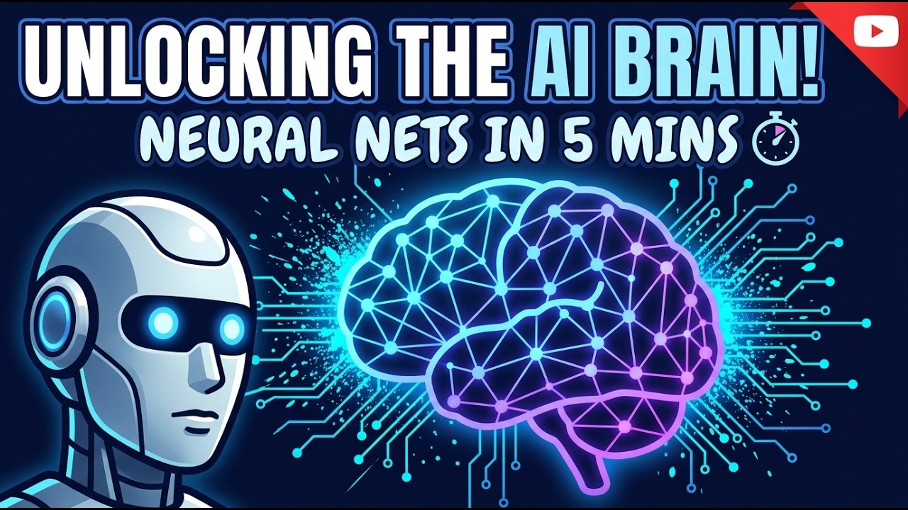 🤖 Unlocking the AI Brain! 🧠 Neural Networks Explained in 5 Minutes!
