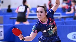 【卓球】過去3回優勝の元女王 伊藤美誠が登場。初戦4回戦を4−2で勝ち「踏ん張った」