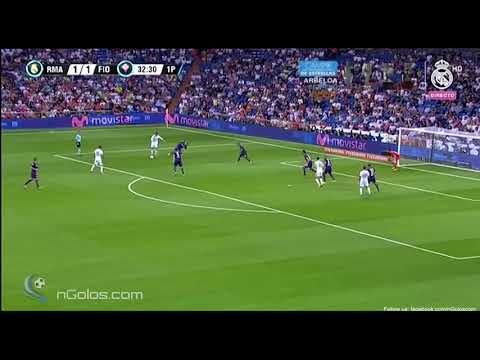 Cristiano Ronaldo Goal Real Madrid vs Fiorentina 2-1 - 23/8/2017