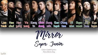 Super Junior (슈퍼주니어) – Mirror (거울) (Color Coded Lyrics) [Han/Rom/Eng]
