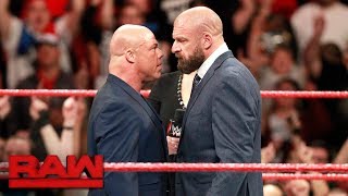 Kurt Angle threatens to retaliate against Triple H: Raw, Nov. 20, 2017