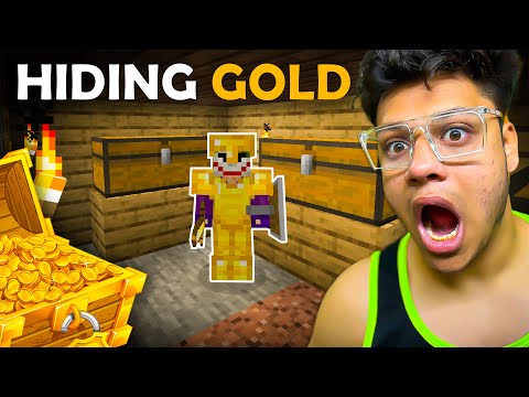 MAKING UNDERWATER STORE ROOM FOR GOLD😎 MINECRAFT!