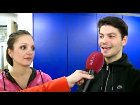 Stephane Lambiel & Sarah Meier "Art on Ice".  Lifestyle (Tele 1)