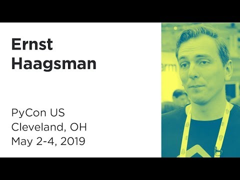 Ernst Haagsman at PyCon 2019
