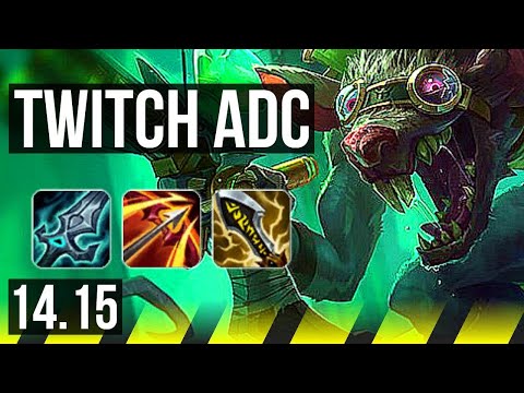 TWITCH & Zilean vs MISS FORTUNE & Maokai (ADC) | 800+ games, 14/4/8 | NA Challenger | 14.15