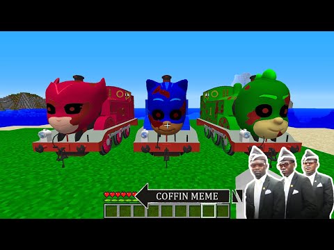 PJ MASKS.EXE But Thomas Tank Engine in Minecraft - Coffin Meme