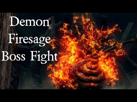 Demon Firesage Boss Fight NG+ DARK SOULS REMASTERED (#DarkSouls #BossFight #Guide)