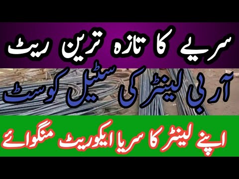 Steel price new update saria rate today Steel price in Pakistan RB lanter cost RB lanter ka kharcha