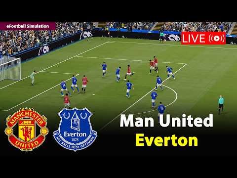 Everton vs Man United | Premier League 26/27 | eFootball PES21 Simulation